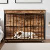 Dog crate furniture, large-sized dog crate suitable for medium to large dogs, wooden dog kennel furniture