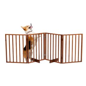 The Wooden Dog Fence Brown