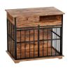 Dog cage furniture, small dog cage furniture is suitable for small dogs, wooden dog pen furniture