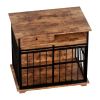 Dog cage furniture, small dog cage furniture is suitable for small dogs, wooden dog pen furniture