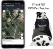 Realtime Pet Protection w/ Waterproof Dog Tracking GPS Collar Tracker Size:L