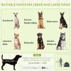 Pop Up Dog Tent for Extra Large and Large Dogs with Carry Bag, for Beach, Backyard, Home, Dark Gray